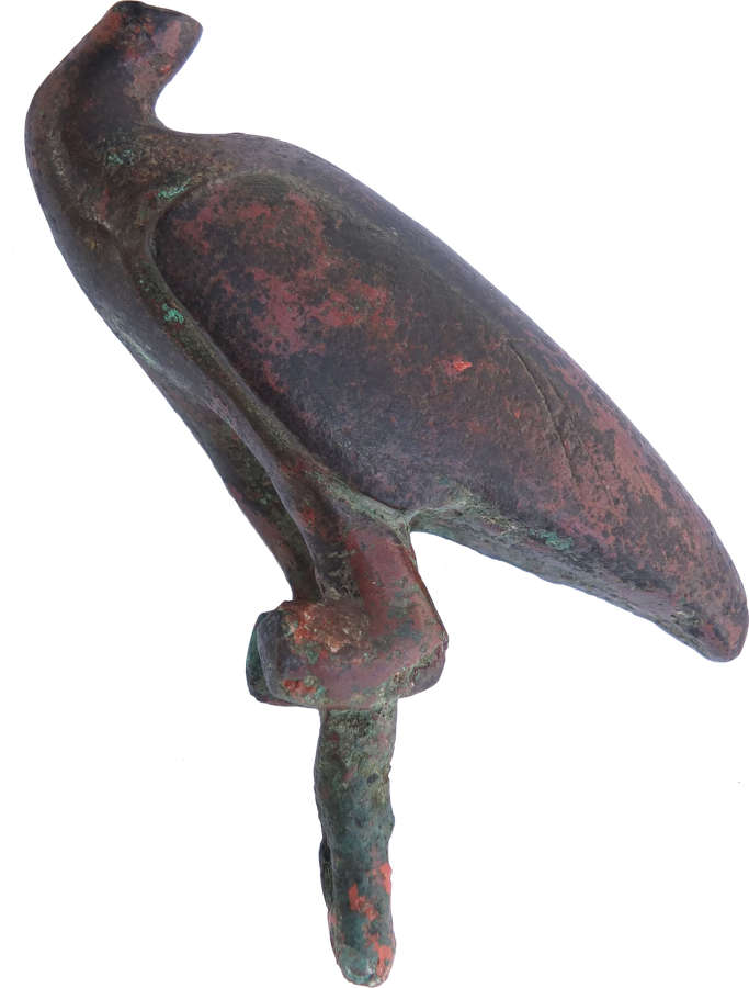 A bronze ibis, Egypt, Late Period, c. 664-30 B.C.