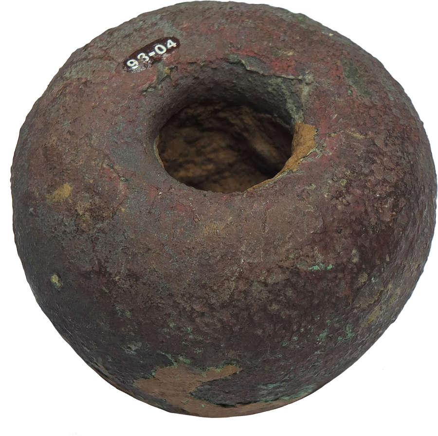 A Near Eastern piriform bronze macehead, c. 2nd-3rd Millennium B.C.