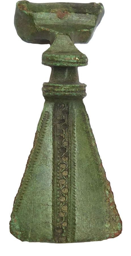 A Romano-British bronze brooch, fantail type, c. 1st-2nd Century A.D