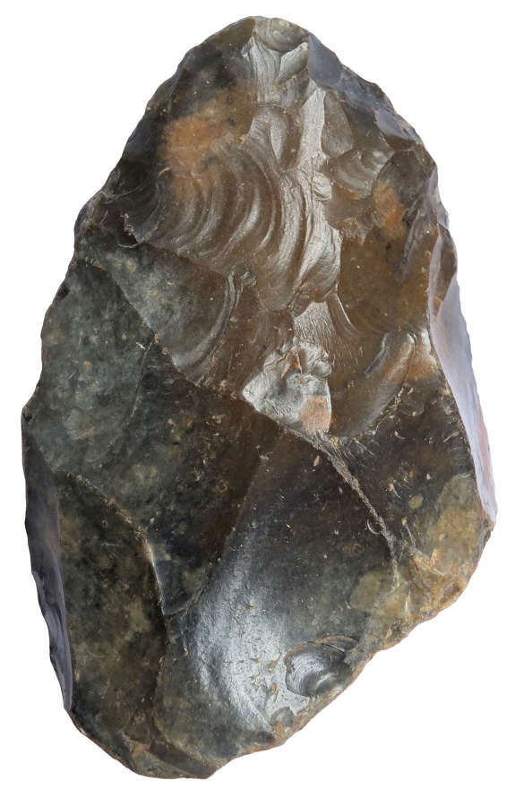 A Lower Palaeolithic flint handaxe from Barnham in Suffolk