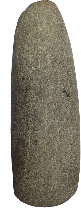 A Neolithic polished axe from Teddington Lock, Richmond upon Thames