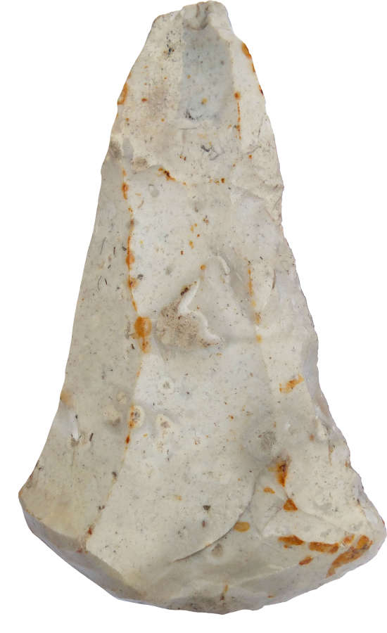 A Neolithic scraper found at Speeton, Yorkshire, c. 3000 B.C.