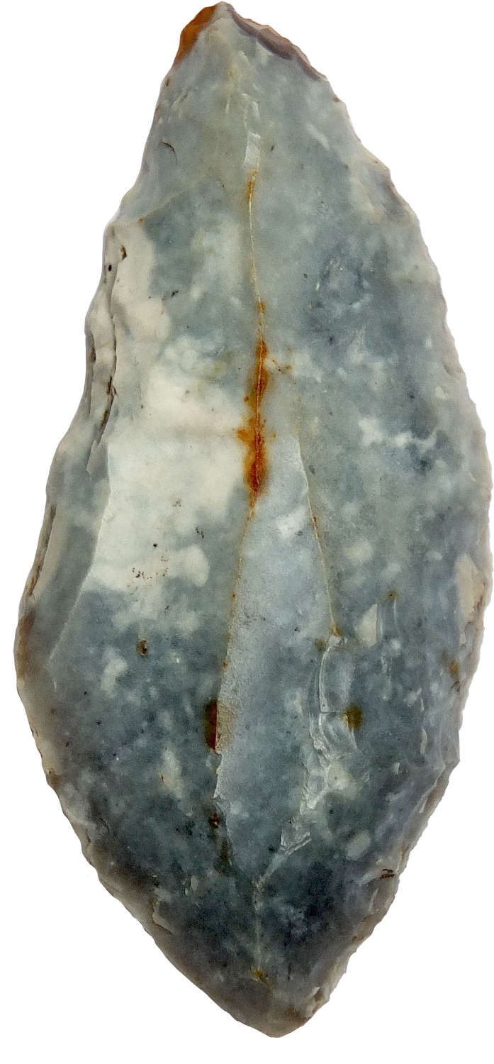 A small Neolithic to Early Bronze Age flint knife found in Suffolk