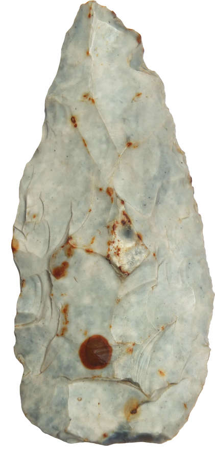 A Neolithic to Early Bronze Age flint knife found at Cavenham, Suffolk