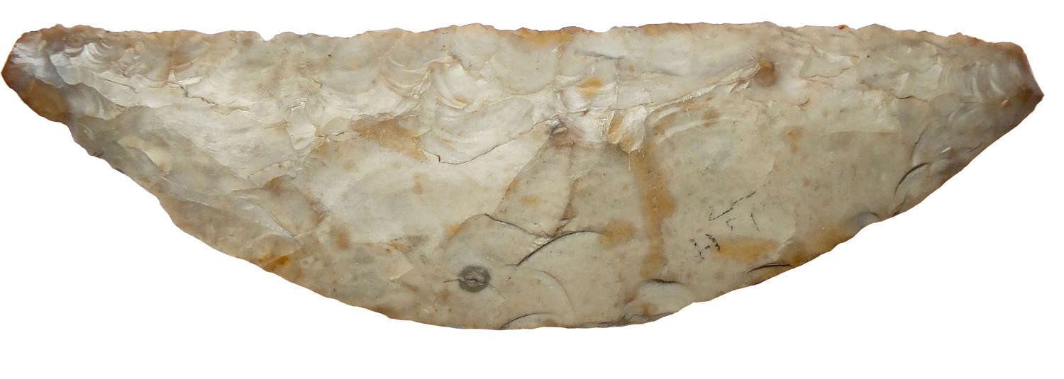 A Danish bifacially flaked flint sickle, c. 2000 B.C.