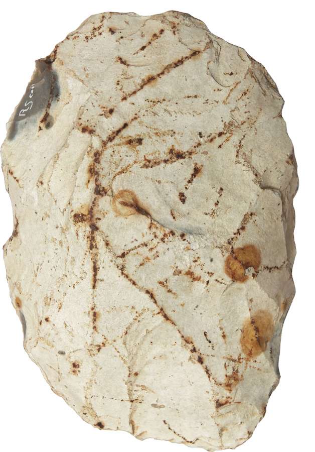 A Neolithic flint axehead, possibly a roughout, from Calvados, France