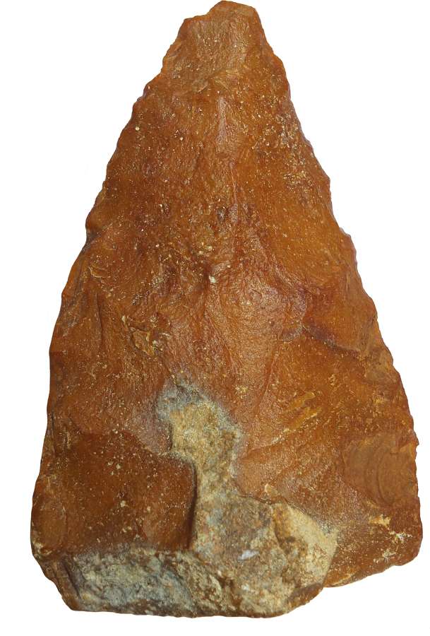 A Lower Palaeolithic quartzite handaxe from Pasly, Aisne, France