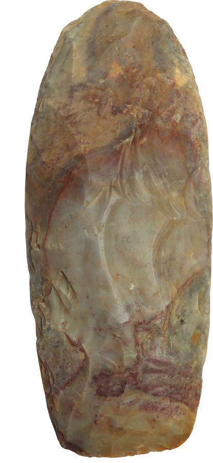 A fine Tenere Culture grey-brown flint axe, Niger