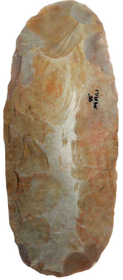 A Tenere Culture grey flint axe, Mali, c. 5th-mid-3rd Millennium B.C.