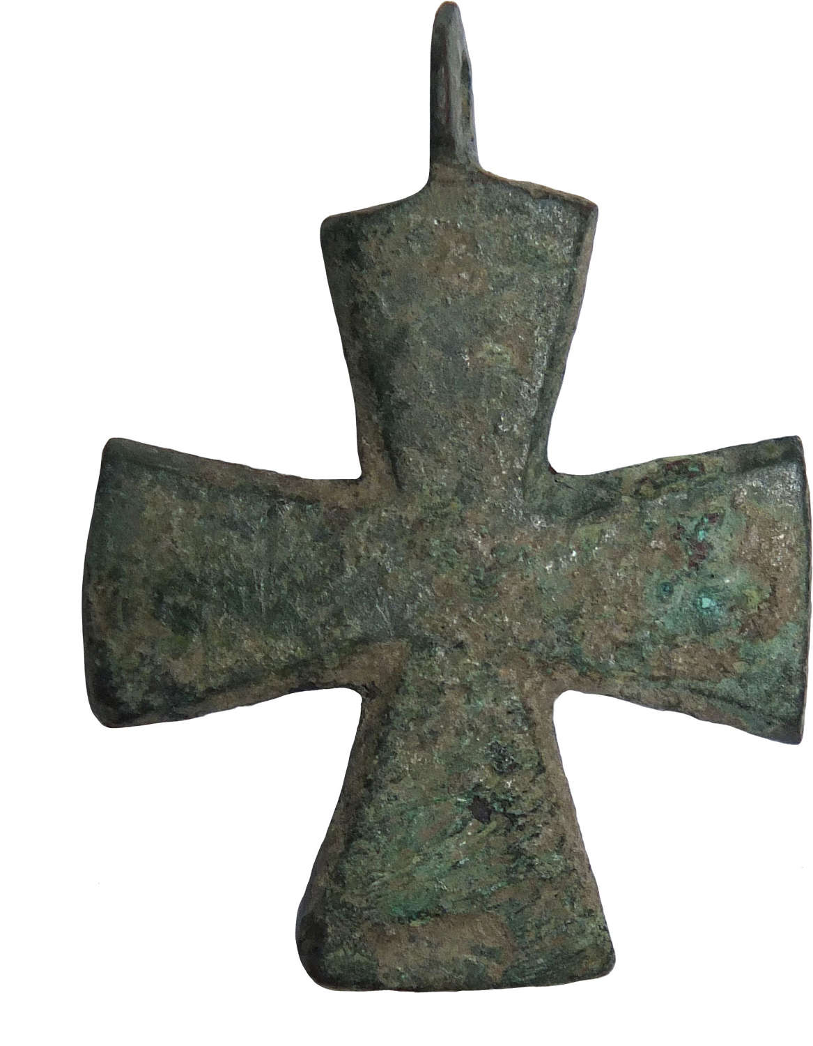 A Byzantine bronze pendant cross, c. 7th - 8th Century A.D.