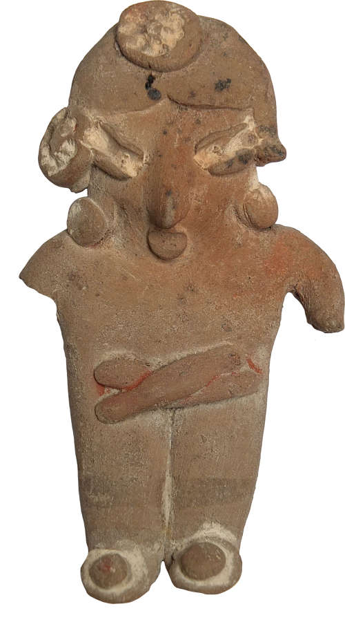 A Mexican Chupicuaro pottery figure, c. 400-100 B.C.