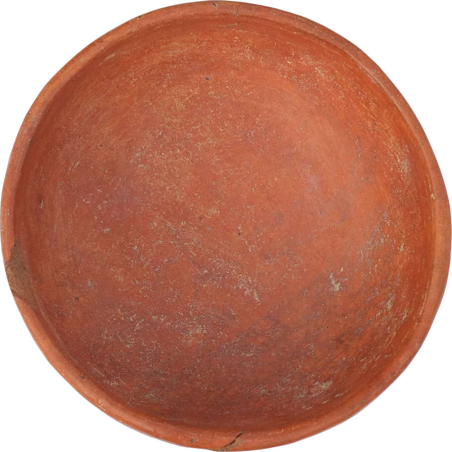 A Mexican red-slipped red ware bowl, c. 1st Millennium A.D.