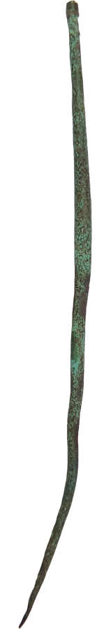 A Roman bronze pin, c. 2nd-3rd Century A.D.
