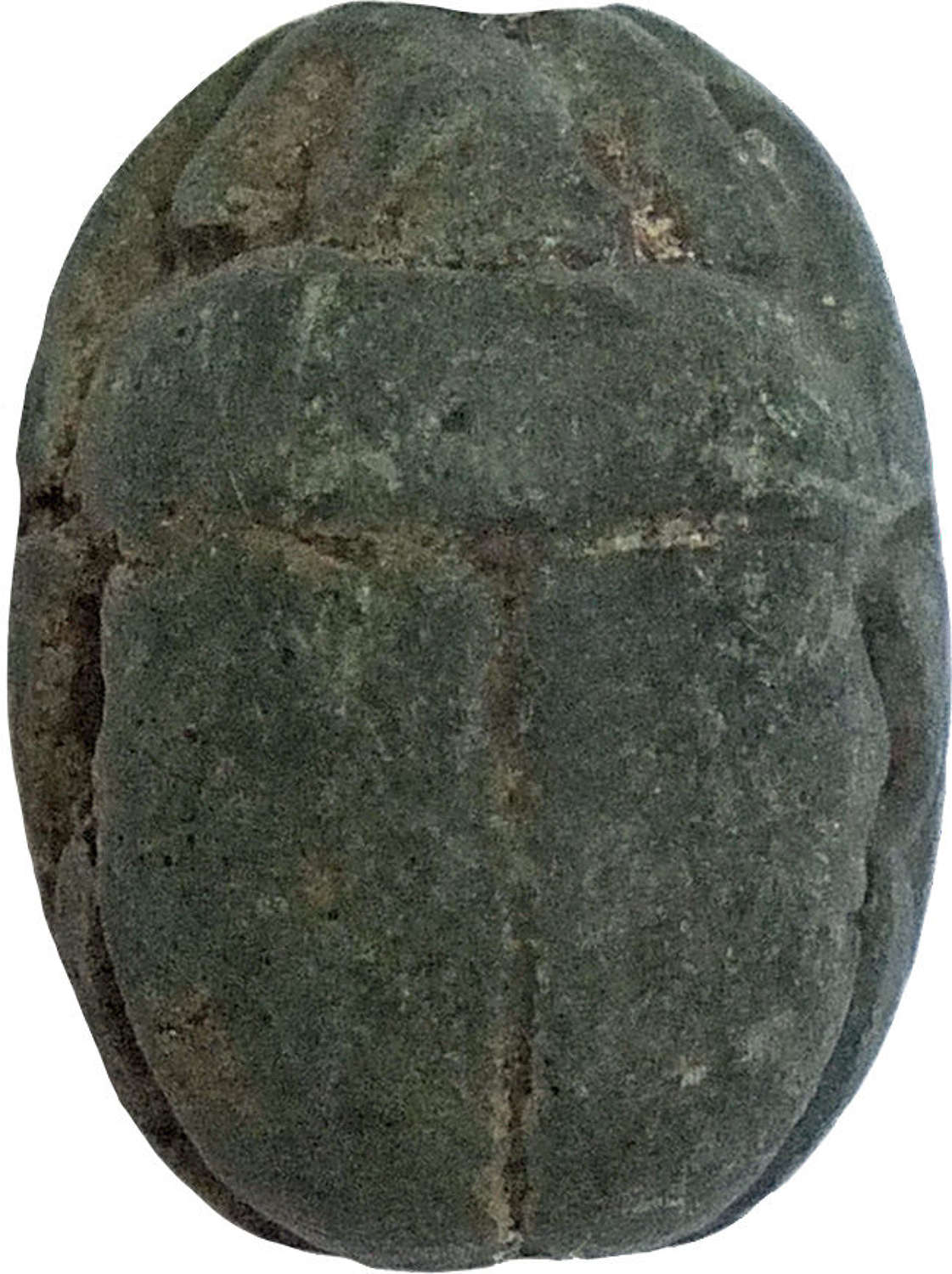 An Egyptian blue steatite scarab, c. 2nd Millennium B.C.