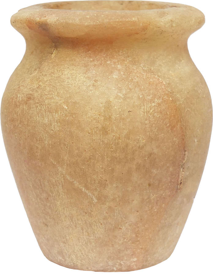 An Eastern Mediterranean alabaster jar, c. 2nd-1st Millennium B.C.