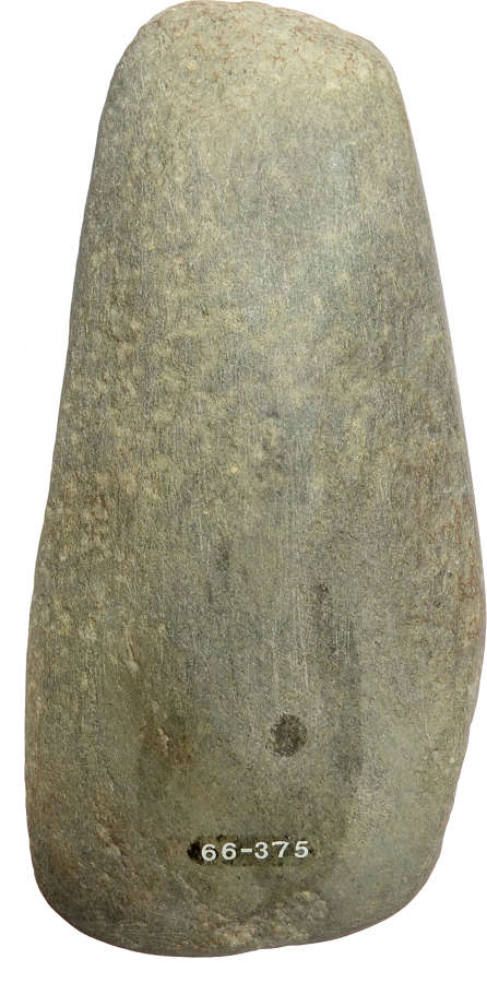 A Neolithic polished greenstone axe from the Swiss Lakes