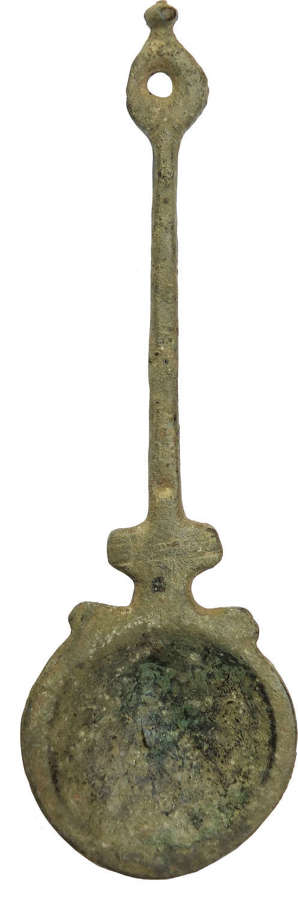 A Roman bronze spoon, c. 1st - 4th Century A.D.