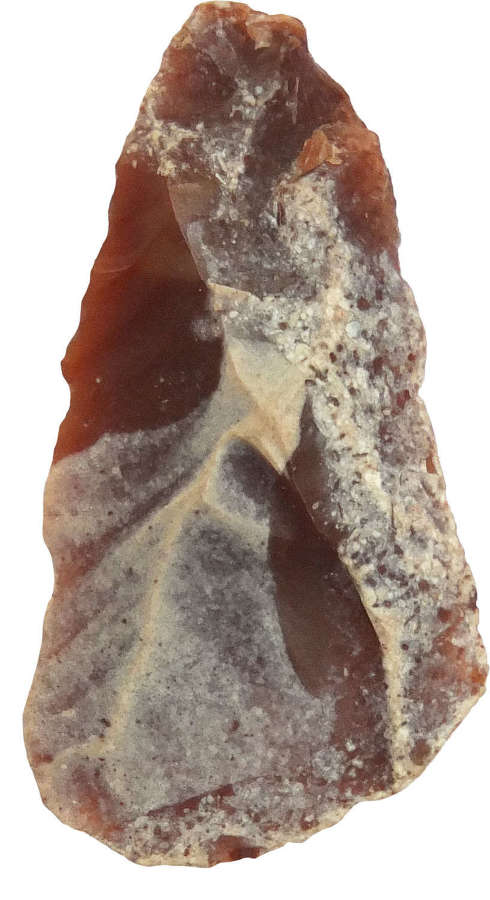A Neolithic flint arrowhead from Sidari, Corfu, Greece, c. 5500 B.C.
