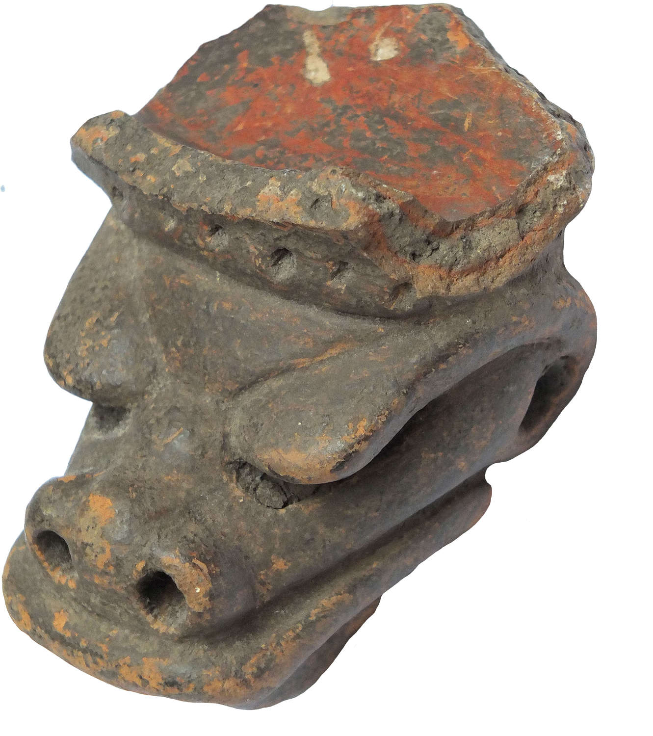 A Mayan zoomorphic foot from a footed bowl, c. 1st Millennium A.D.