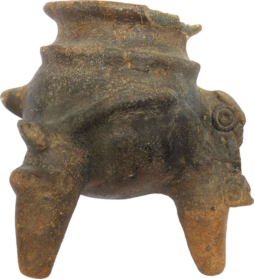 A Costa Rican zoomorphic vessel, c. 800-1500 A.D.
