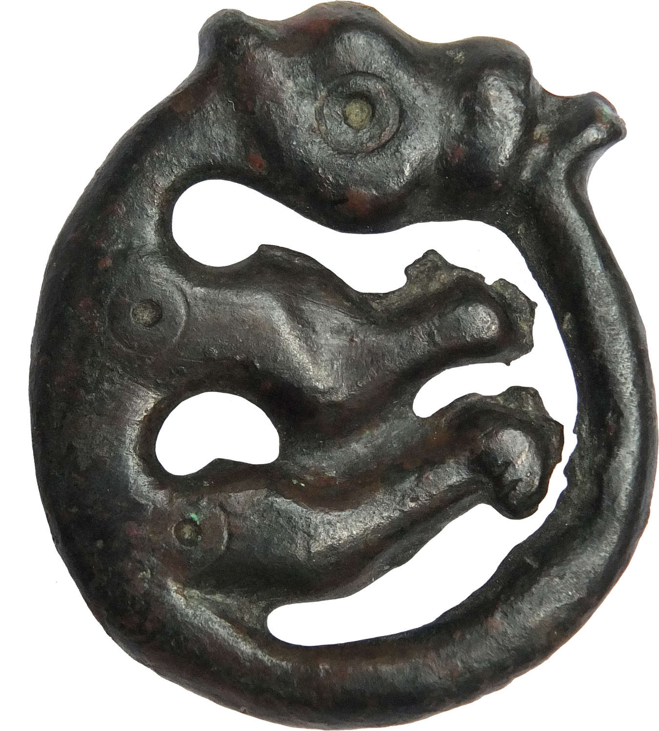 A Scythian bronze attachment, ex collection of Oliver Hoare