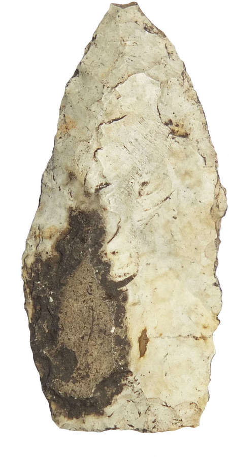 An Early Neolithic leaf-shaped arrowhead, c. 4000-3500 B.C.