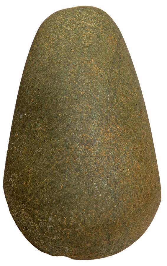A speckled polished stone axehead, c. 3rd Millennium B.C.