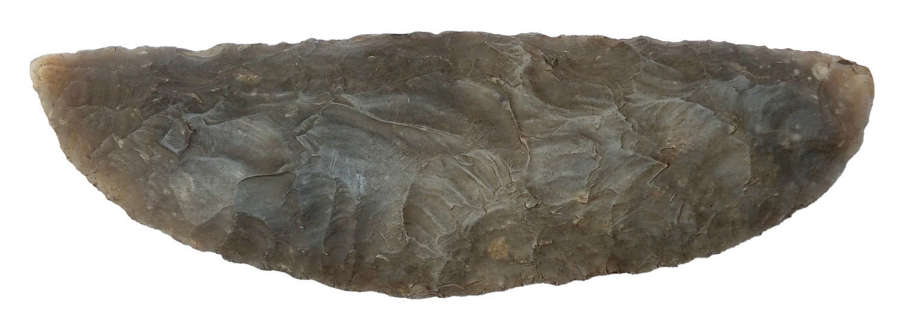 A Danish Neolithic flint sickle found in 1958, c. 2000 B.C.